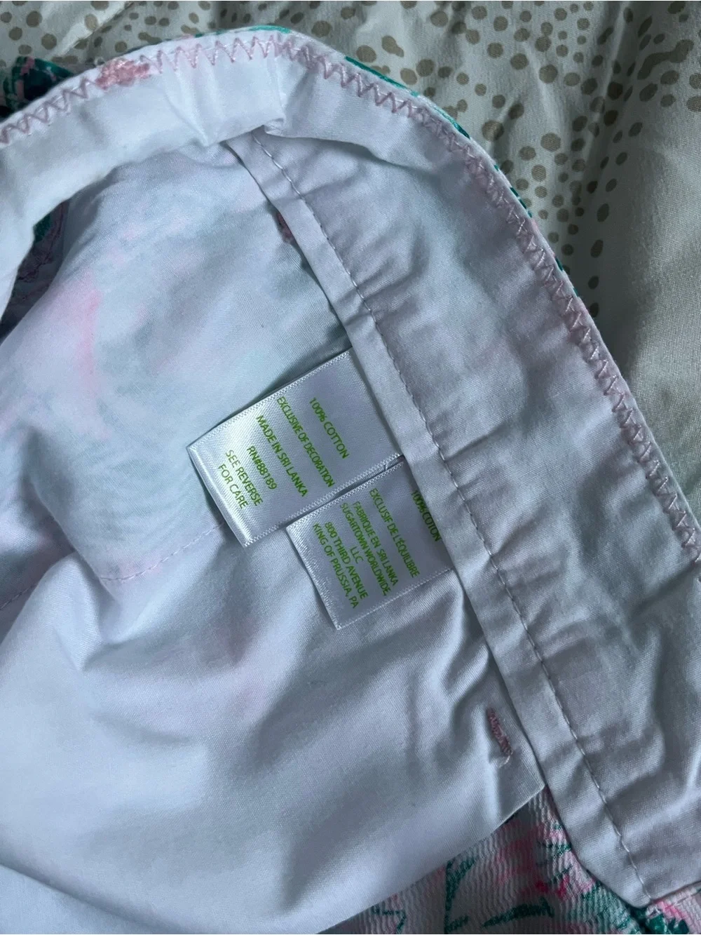 Lilly Pulitzer Pink and Green Printed Men’s Shorts